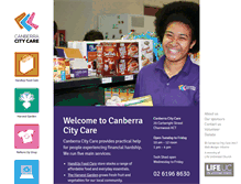 Tablet Screenshot of canberracitycare.org